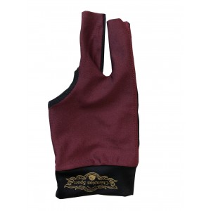 2019 Champion Cut 3 finger Pool Cue Stick Glove- Left hand Predator( Wine)